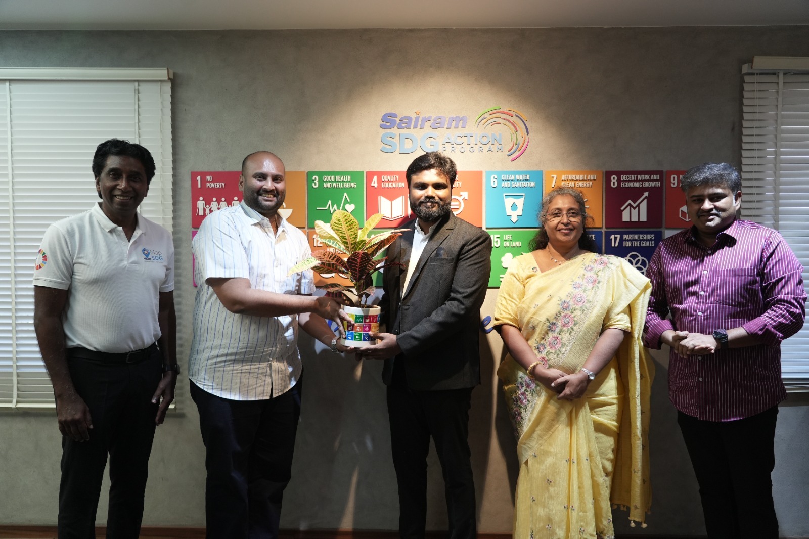 Sai Ram Mou sign with Mapsdg